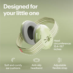 Alpine Muffy Baby side profile highlighting noise-reducing cup and lightweight feel benefit