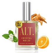 ALT. FRAGRANCES frasco frontal mostrando diseño y elegancia duradera