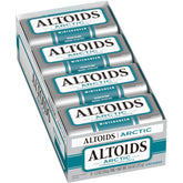 Altoids lata frontal mostrando diseño y frescor