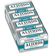 Altoids lata frontal mostrando diseño y frescor