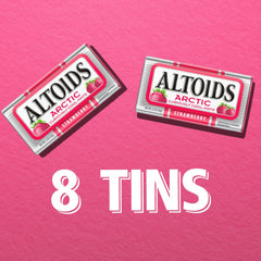 Close-up of ALTOIDS mint texture highlighting small size and concentrated flavor