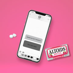 ALTOIDS tin tucked in a pocket showing portable convenience and quick access