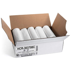Aluf Plastics star-sealed coreless roll detail demonstrating easy dispensing