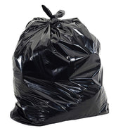 Aluf Plastics paquete frontal mostrando 50 bolsas robustas y tamaño 65 galones