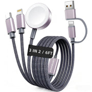 Amasuki vista frontal del cable y embalaje, compacto y listo para viaje