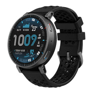 Amazfit Active Max front view showing large screen and durable case benefit clarity