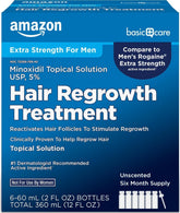Amazon Basic Care front packaging showing bottle and ingredient clarity