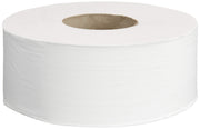 AmazonCommercial front packaging showing 12 jumbo rolls and product badge benefits