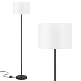 Ambimall floor lamp front view showing sleek silhouette and neutral look