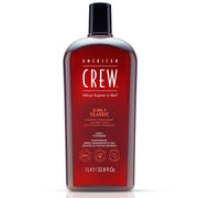 American Crew bote frontal 33.8 fl oz mostrando tamaño y marca para ahorro