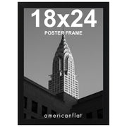 Americanflat frente del marco 18x24 negro que realza imágenes
