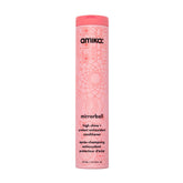 Amika Mirrorball envase frontal mostrando 275 ml y beneficio de brillo intenso