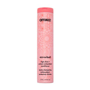 Amika Mirrorball envase frontal mostrando 275 ml y beneficio de brillo intenso