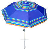 AMMSUN front view blue canopy showing full shade coverage and portability