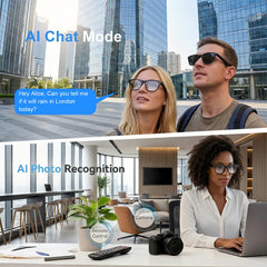 AMZISH side profile highlighting open-ear speaker for ambient-aware audio benefit