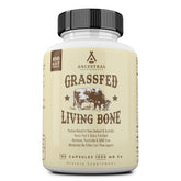 Ancestral Supplements frente del envase mostrando 180 cápsulas y origen grass fed