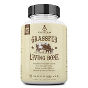 Ancestral Supplements frente del envase mostrando 180 cápsulas y origen grass fed