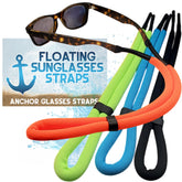 Anchor Glasses Straps pack frontal mostrando los cuatro colores y visibilidad