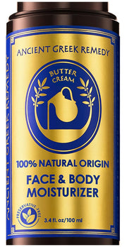 Ancient Greek Remedy envase frontal mostrando etiqueta y beneficio hidratante