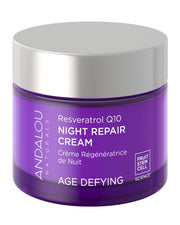 Andalou Naturals frasco frontal mostrando etiqueta clara y beneficio nutritivo