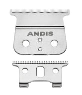 Andis GTX cuchilla frontal en paquete mostrando ajuste rápido