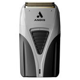andis ts-2 front view showing compact shaver and ergonomic grip benefits precision
