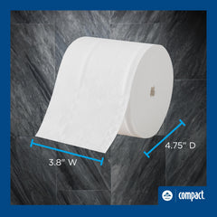 Angel Soft en dispensador Compact cuádruple, reduce cambios