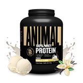 Animal frasco frontal del producto mostrando tamaño y diseño, confianza en calidad