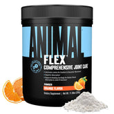 Animal Flex front tub showing orange flavor and 30 servings, promotes daily joint support