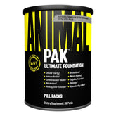 Animal front tin showing label and convenient daily packs for easy use