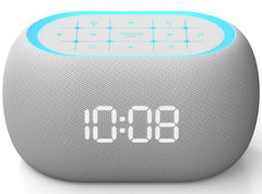ANJANK vista frontal del reloj despertador con pantalla clara y control fácil