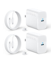 Anker 45W charger front view showing compact design and charging port, reliable power