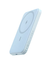 Anker 621 MagGo front view showing compact magnetic charger and branding benefit: portable power