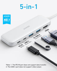 Anker detalle del puerto HDMI con salida 4K para monitor externo y entretenimiento