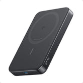 Anker MagGo power bank front view showing compact design and durable finish for portability