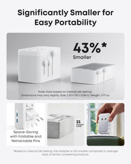 Anker comparación de tamaño con tarjeta para visualización de escala compacta