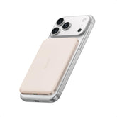 Anker Nano front view showing slim battery and magnetic surface, promotes portable charging