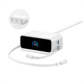 Anker Nano front view showing ports and compact design for organized charging