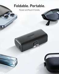 Anker Nano en mano demostrando tamaño de bolsillo y portabilidad