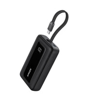 Anker power bank front packaging showing product and compact size for easy travel