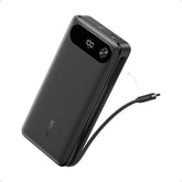 Anker power bank front view showing clean design and portability benefit