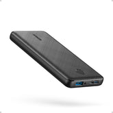 Anker PowerCore Slim 10000 frontal mostrando diseño delgado y peso ligero