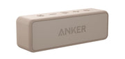 Anker Soundcore 2 front view showing speaker grille and controls for clear audio