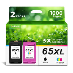Ankink 65XL frontal del paquete mostrando cartuchos y marca