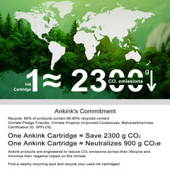 Ankink cartucho negro 67XL primer plano con acabado seguro