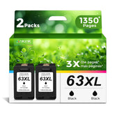 Ankink front packaging 63XL two-pack showing value and compatibility
