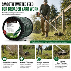 A ANLEOLIFE spool side label showing capacity and compatibility for quick reference