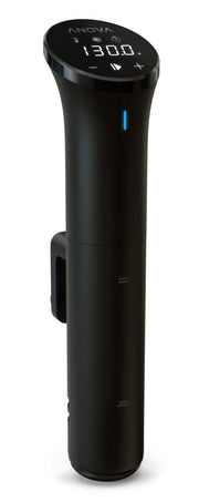 Anova Culinary Nano 2.0 front view showing controls and compact design for space-saving