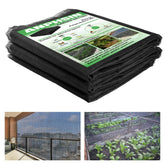 ANPHSIN front view of black 10x20ft garden net showing full coverage benefit