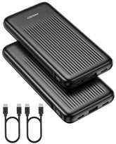 Ansody front view of both power banks showing slim design and portability